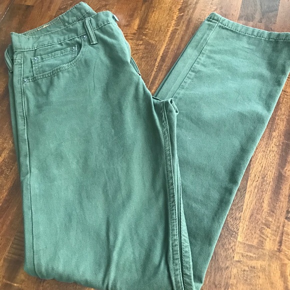 Levi's | Jeans | Green Levis 52 W3 L32 | Poshmark